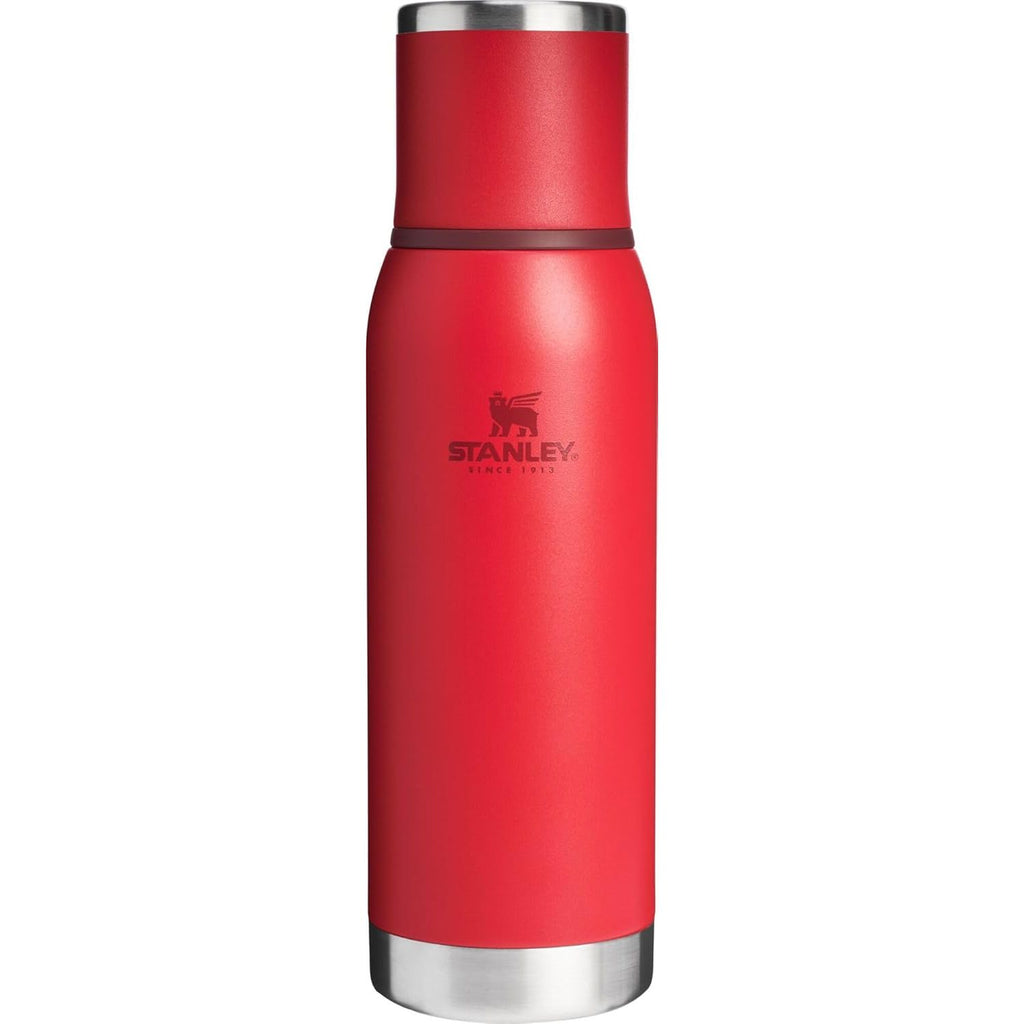 Stanley Adventure-To-Go Vakuumflasche 1,1 l | Weithals mit auslaufsicherem Tassendeckel | Hält Getränke heiß oder kalt | Kompakt für Reisen | Isolierte Edelstahl-Thermflasche | BPA-frei | Spring Green