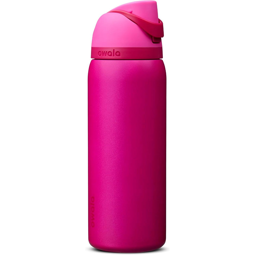 Owala FreeSip Isolierte Edelstahl-Wasserflasche mit Strohhalm für Sport und Reise, BPA-frei, 950 ml, Foggy Tide