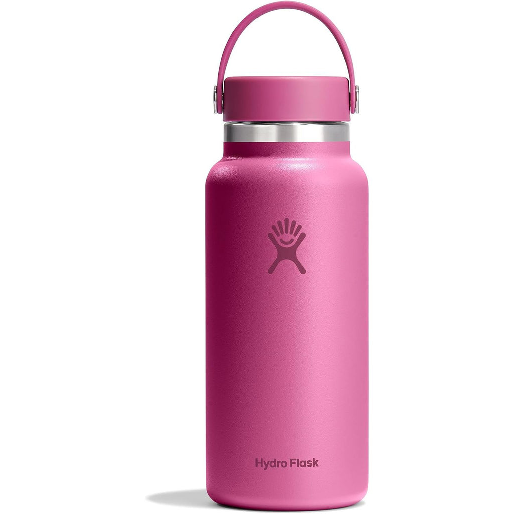 Hydro Flask Wasserflasche – isolierter Edelstahl – Weithals-Flex-Deckel, auslaufsicher, tropffrei und wiederbefüllbar, 590 ml Harbor Blue