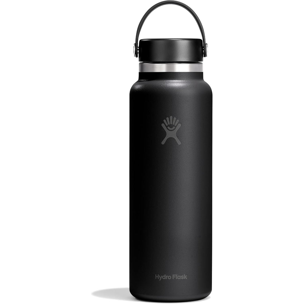 Hydro Flask Wasserflasche – isolierter Edelstahl – Weithals-Flex-Deckel, auslaufsicher, tropffrei und wiederbefüllbar, 590 ml Harbor Blue