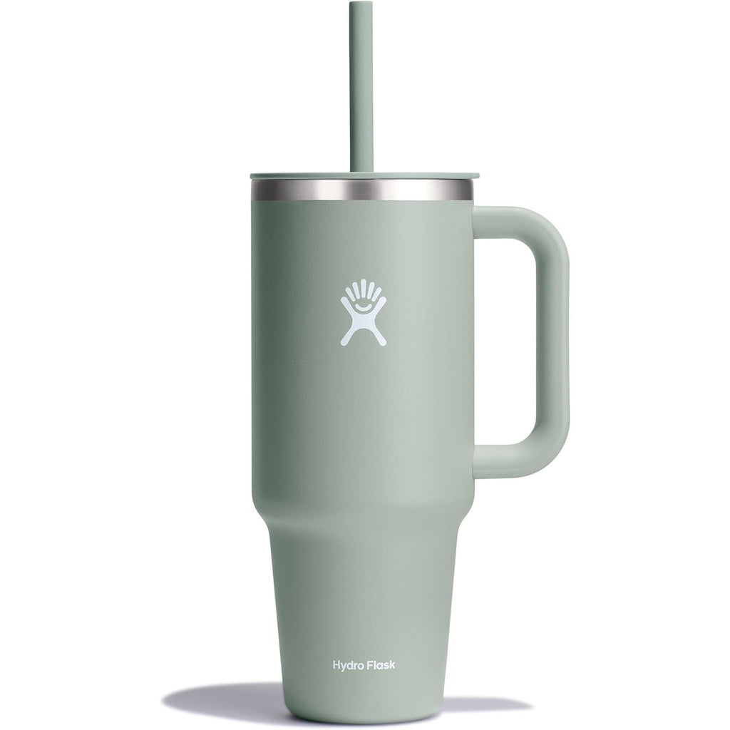 Hydro Flask Travel Tumbler mit Griff, Deckel und Trinkhalm – Isolierter Edelstahl, 40 Oz Trillium