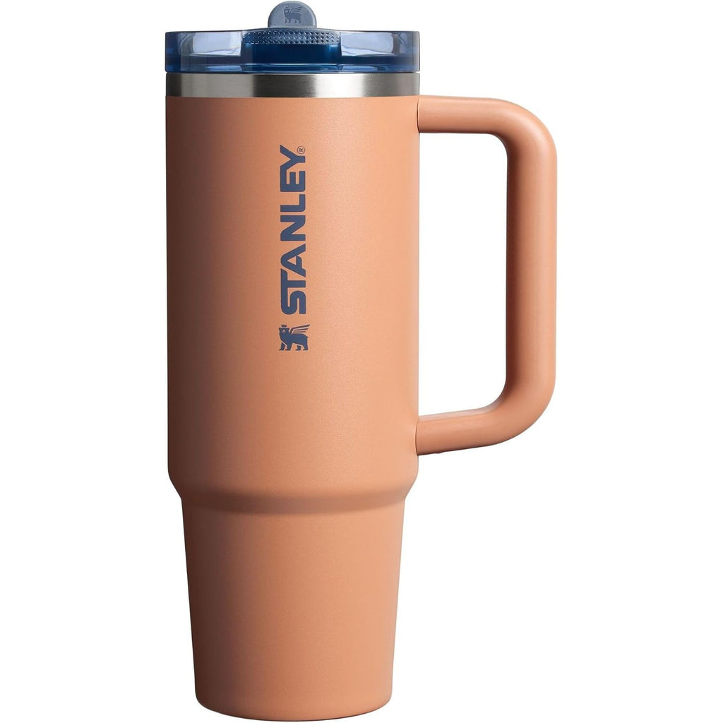 STANLEY Quencher ProTour Flip Straw Tumbler mit auslaufsicherem Deckel 1,2 Liter | Integrierter Strohhalm und Griff | Passt in Becherhalter für Reisen | Isolierter Edelstahlbecher | BPA-frei | Rosenquarz