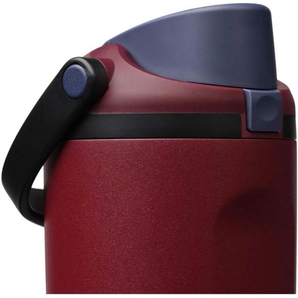 Owala FreeSip Sway Isolierter Edelstahlbecher mit Strohhalm, Burgundy Bay, 887 ml