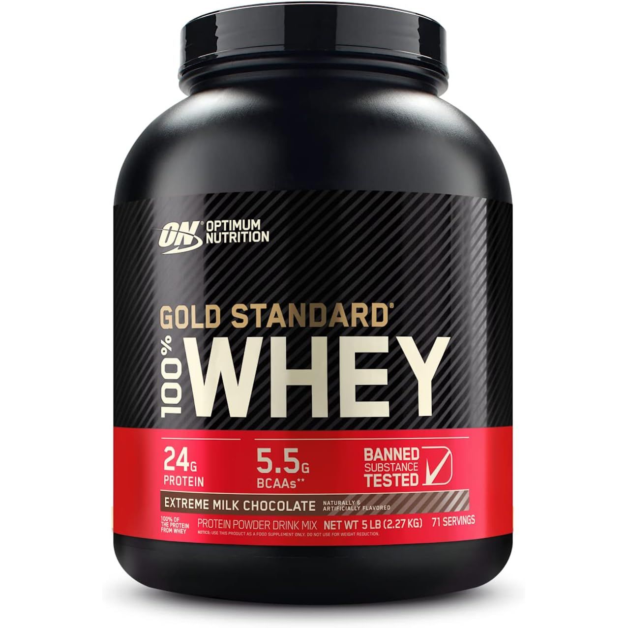 Optimum Nutrition Gold Standard 100% Micellar Casein Protein Powder & Gold Standard 100% Whey Protein Powder, Extreme Milk Chocolate, 5 Pound (Packaging May Vary)