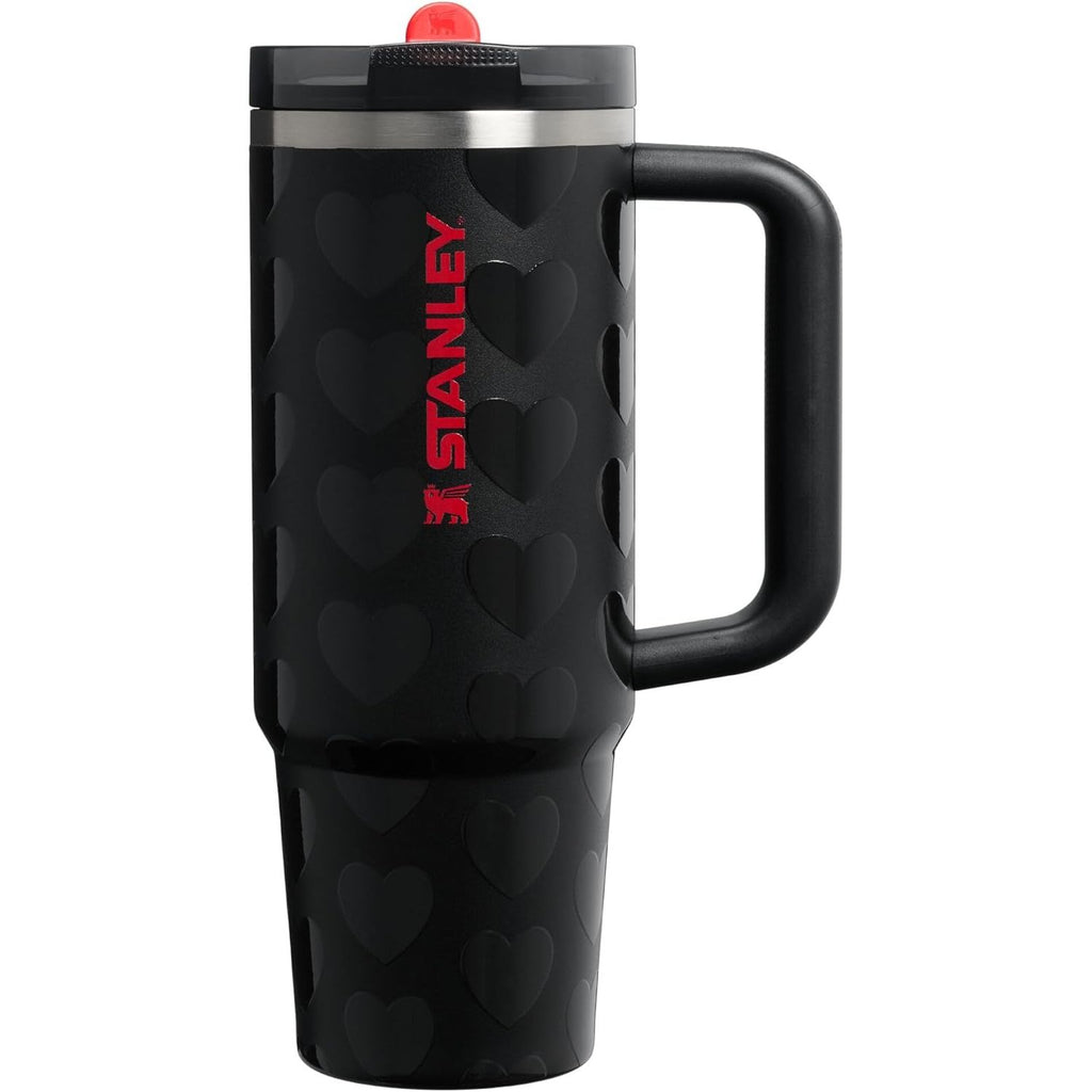 STANLEY Quencher ProTour Flip Straw Tumbler mit auslaufsicherem Deckel 1,2 Liter | Integrierter Strohhalm und Griff | Passt in Becherhalter für Reisen | Isolierter Edelstahlbecher | BPA-frei | Rosenquarz