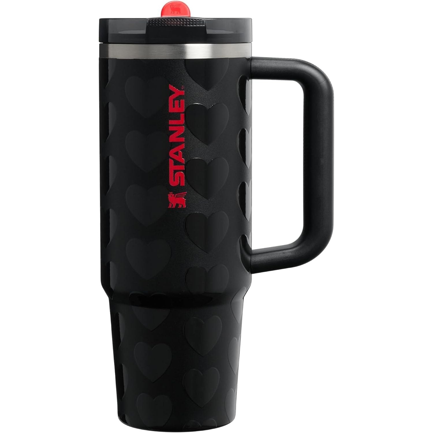 STANLEY Quencher ProTour Flip Straw Tumbler mit auslaufsicherem Deckel 1,2 Liter | Integrierter Strohhalm und Griff | Passt in Becherhalter für Reisen | Isolierter Edelstahlbecher | BPA-frei | Rosenquarz