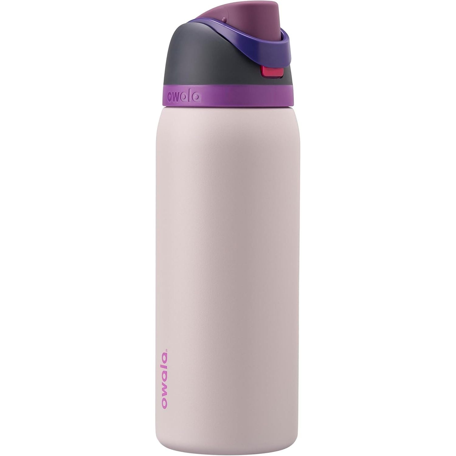 Owala FreeSip Isolierte Edelstahl-Wasserflasche mit Strohhalm für Sport und Reise, BPA-frei, 950 ml, Foggy Tide