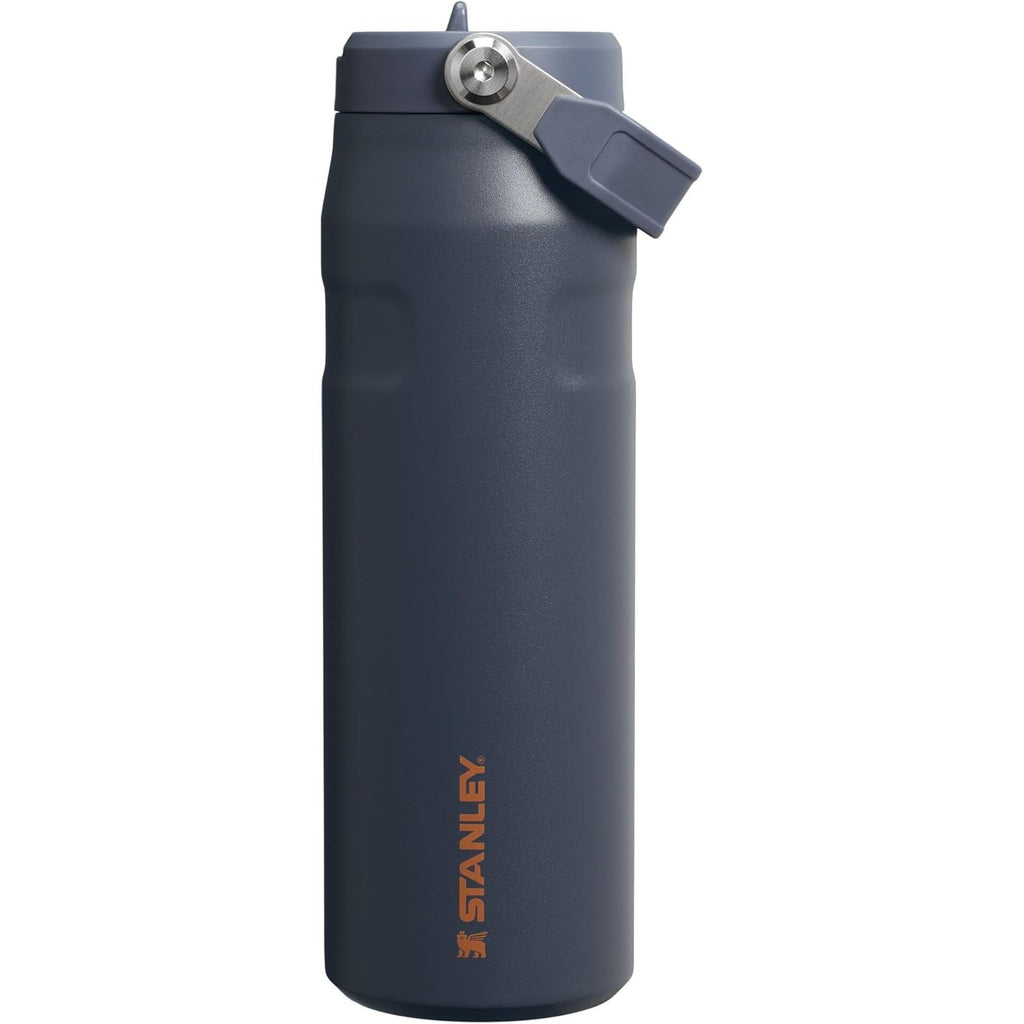 Stanley IceFlow Flip Straw 2.0 Wasserflasche 709 ml | Integrierter Strohhalm mit größerer Öffnung | Leicht und auslaufsicher | Isolierter Edelstahl | BPA-frei | Twilight