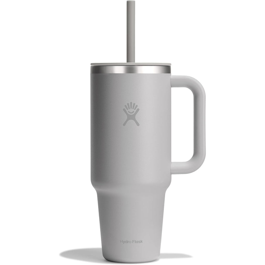 Hydro Flask Travel Tumbler mit Griff, Deckel und Trinkhalm – Isolierter Edelstahl, 40 Oz Trillium