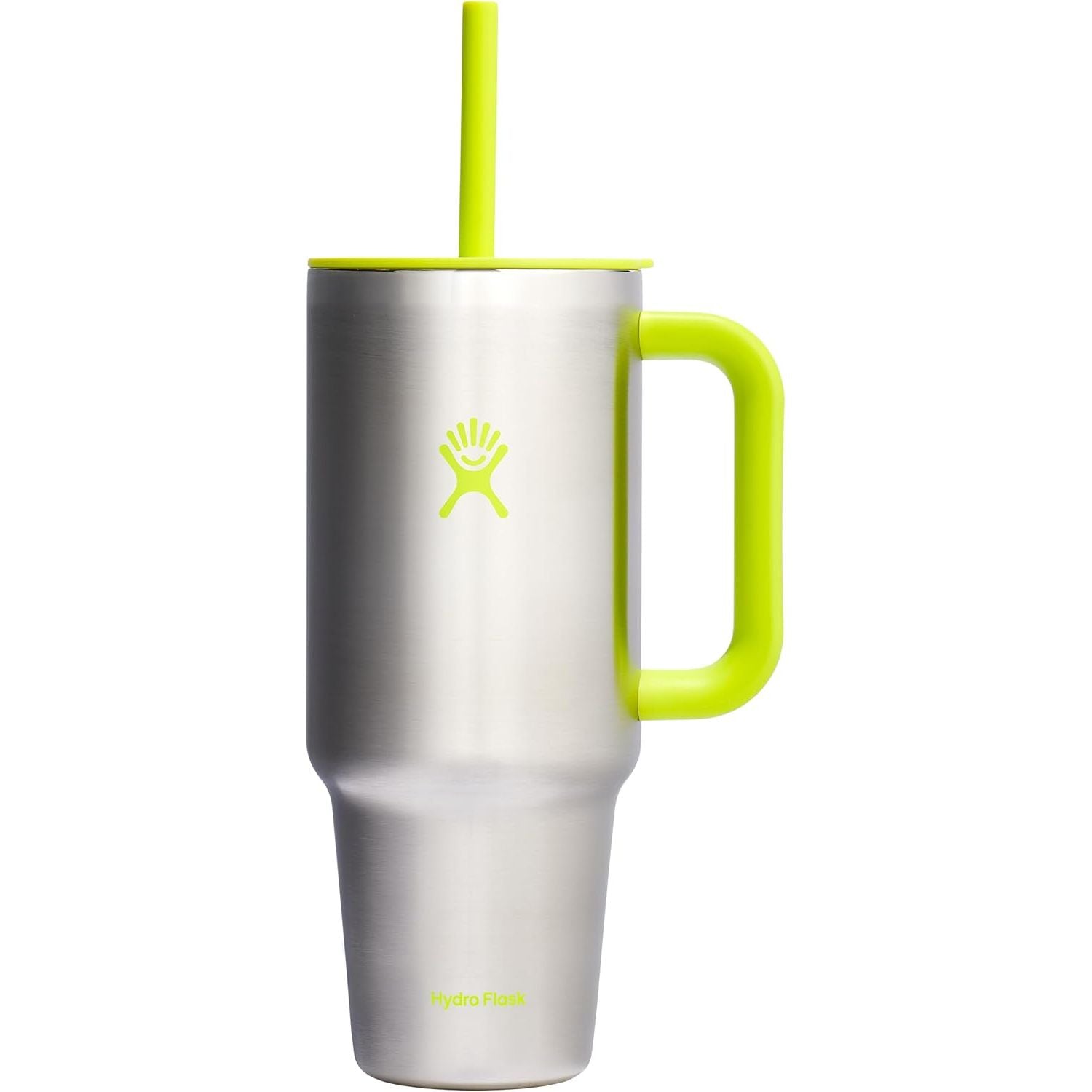 Hydro Flask Travel Tumbler mit Griff, Deckel und Trinkhalm – Isolierter Edelstahl, 40 Oz Trillium