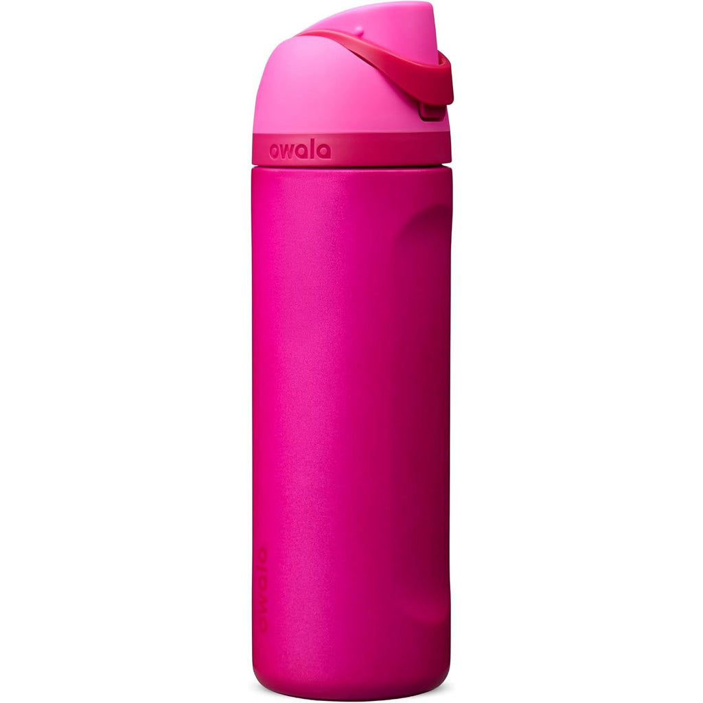 Owala FreeSip Isolierte Edelstahl-Wasserflasche mit Strohhalm für Sport und Reise, BPA-frei, 950 ml, Foggy Tide