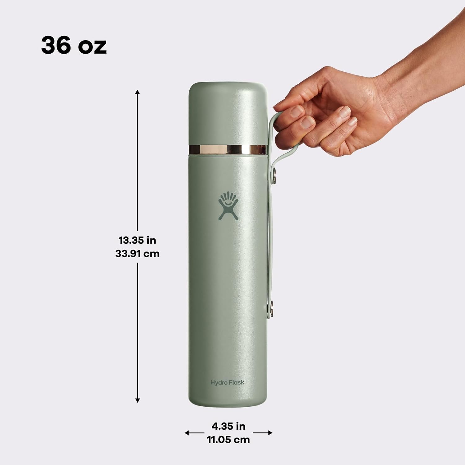 Hydro Flask Hot Flask & Becher – Isolierter Edelstahl, Heißgetränke-Reisebehälter für Kaffee & Tee 1065 ml Trillium Pink