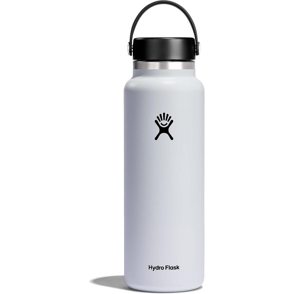 Hydro Flask Wasserflasche – isolierter Edelstahl – Weithals-Flex-Deckel, auslaufsicher, tropffrei und wiederbefüllbar, 590 ml Harbor Blue