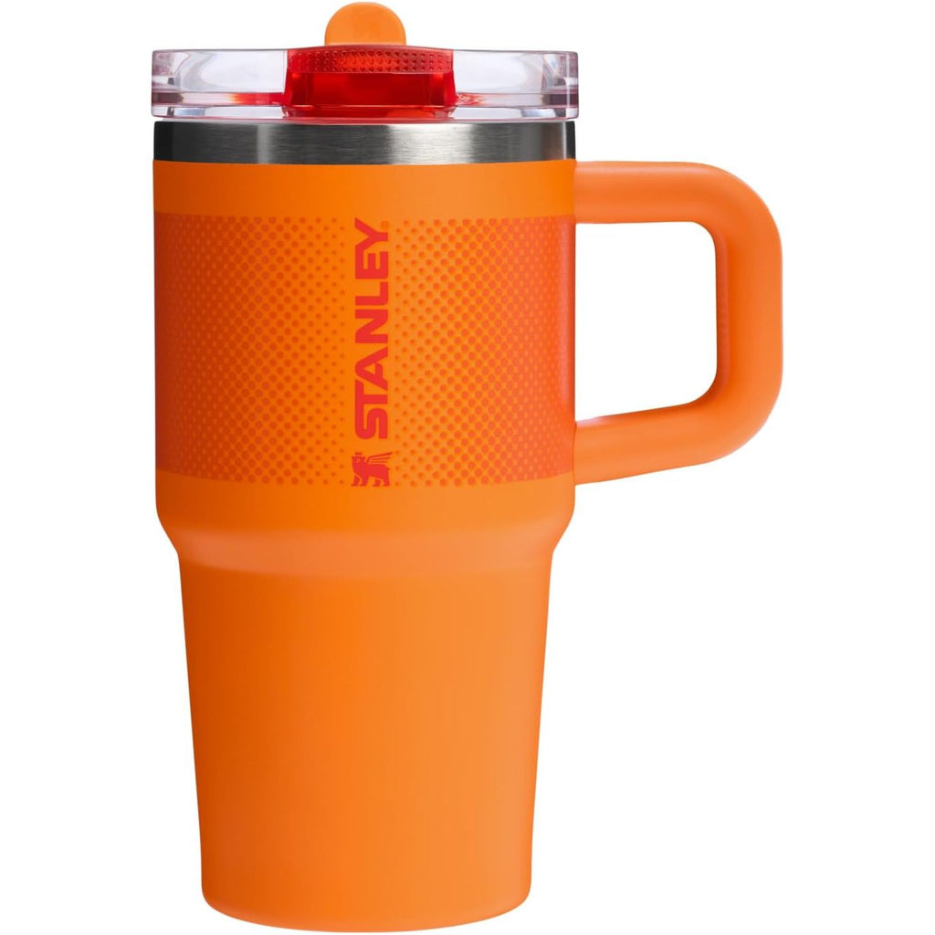 STANLEY Quencher ProTour Flip Straw Tumbler mit auslaufsicherem Deckel 1,2 Liter | Integrierter Strohhalm und Griff | Passt in Becherhalter für Reisen | Isolierter Edelstahlbecher | BPA-frei | Rosenquarz