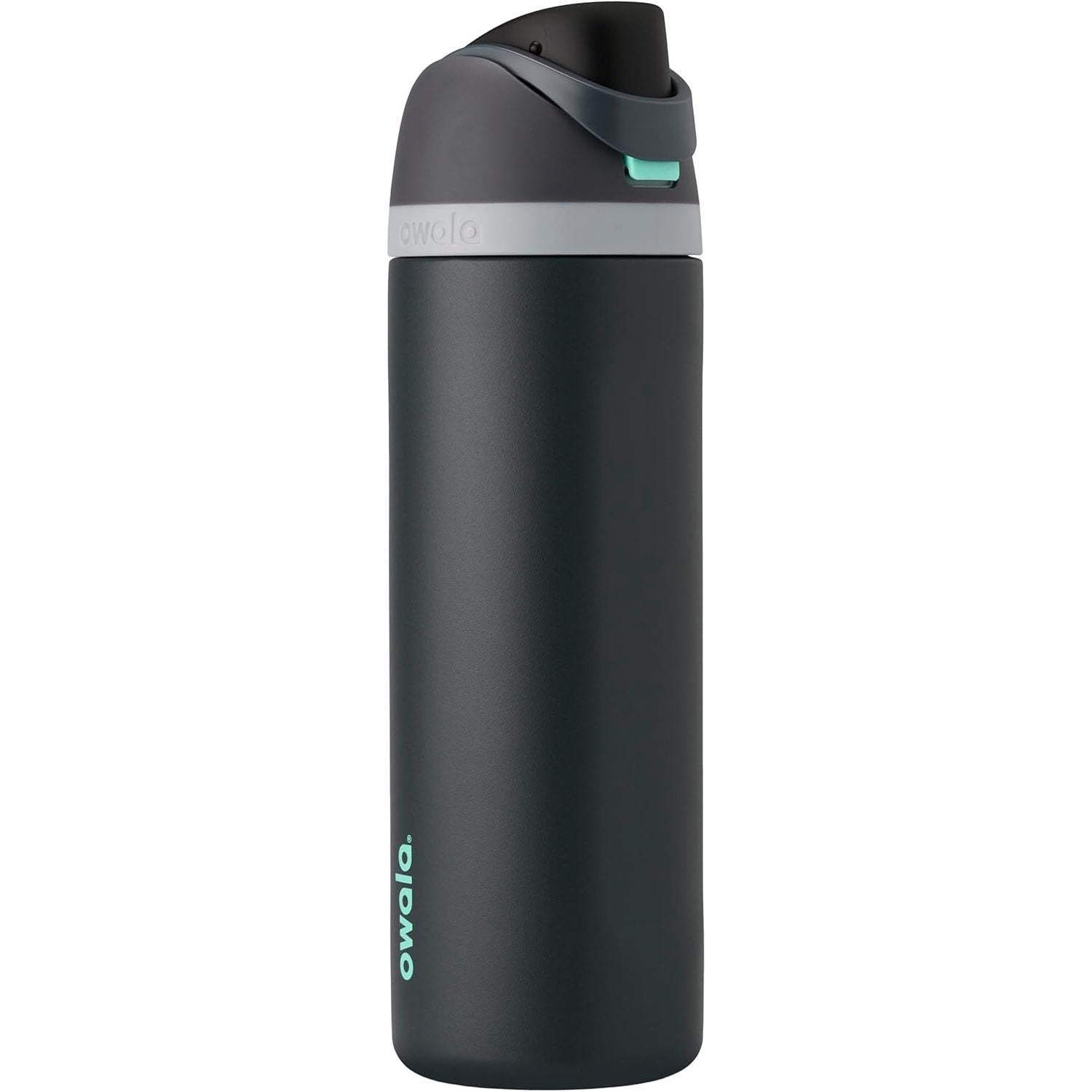 Owala FreeSip Isolierte Edelstahl-Wasserflasche mit Strohhalm für Sport und Reise, BPA-frei, 950 ml, Foggy Tide