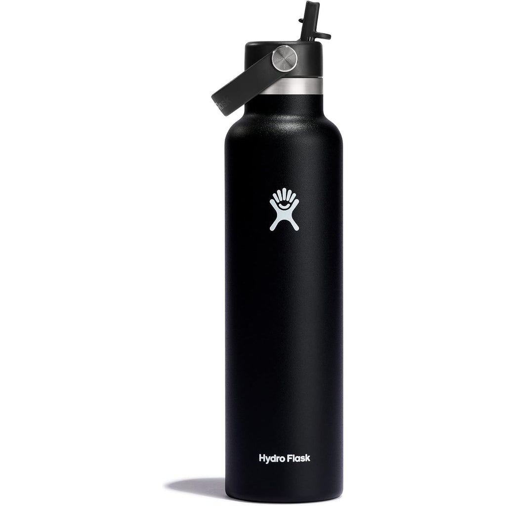 Hydro Flask Wasserflasche – isolierter Edelstahl – Strohhalmverschluss, auslaufsicher, tropfsicher in 24 Oz Capri Blue