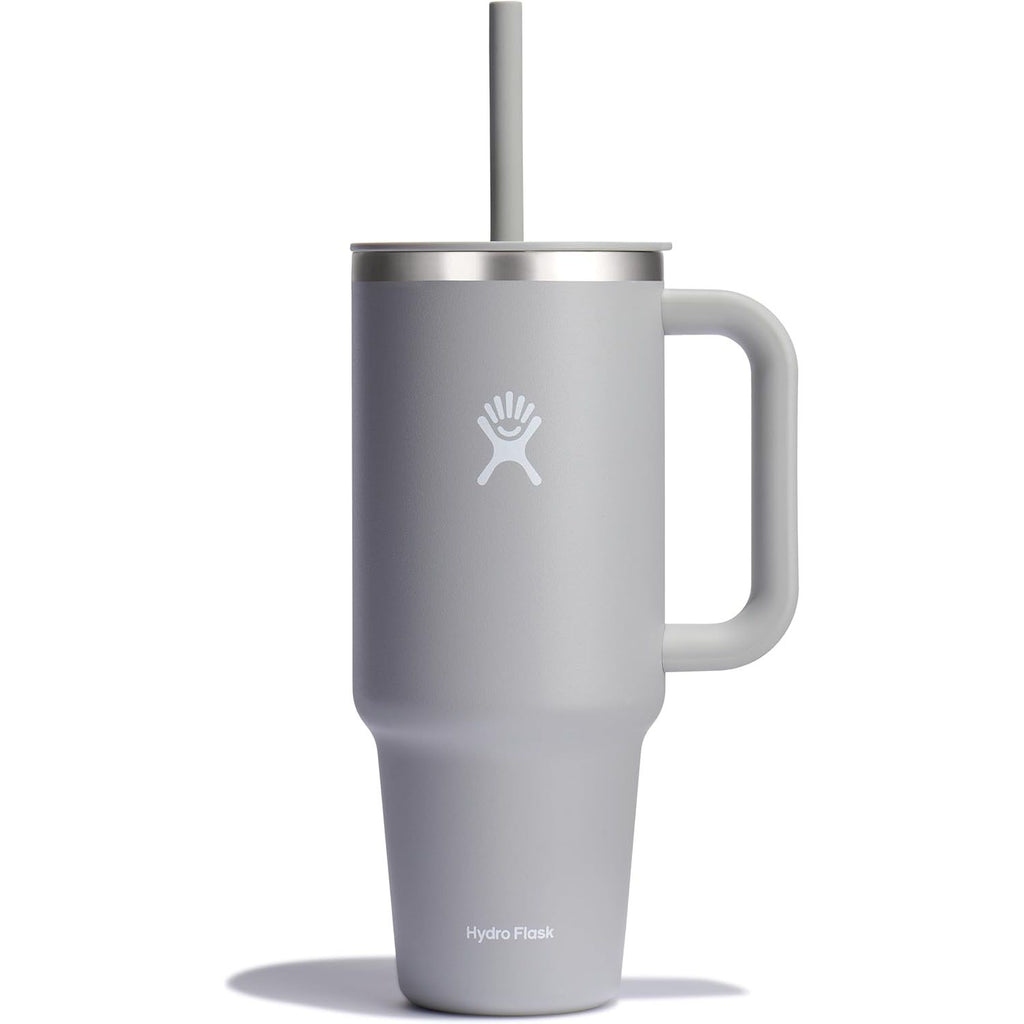 Hydro Flask Travel Tumbler mit Griff, Deckel und Trinkhalm – Isolierter Edelstahl, 40 Oz Trillium