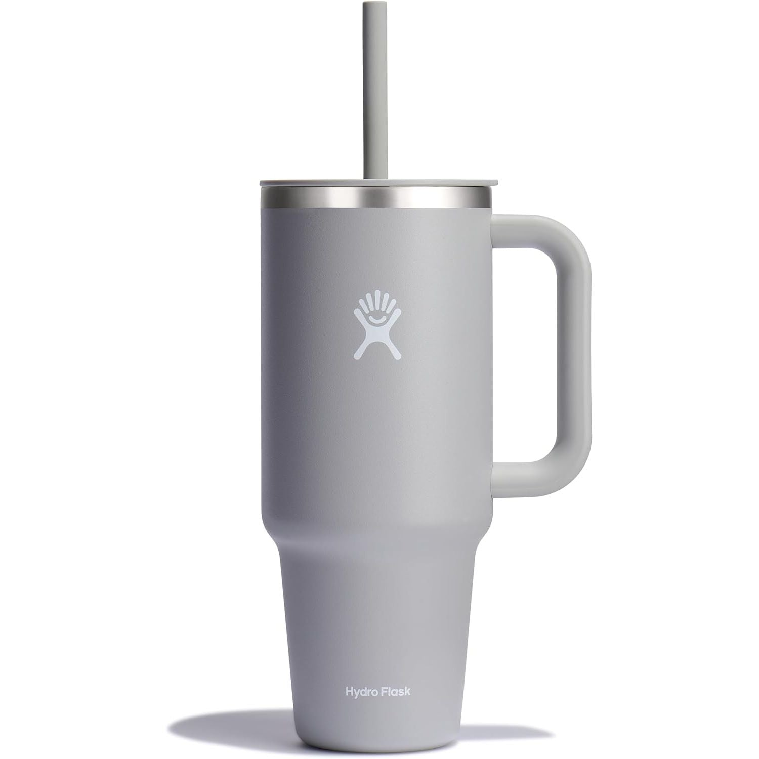Hydro Flask Travel Tumbler mit Griff, Deckel und Trinkhalm – Isolierter Edelstahl, 40 Oz Trillium