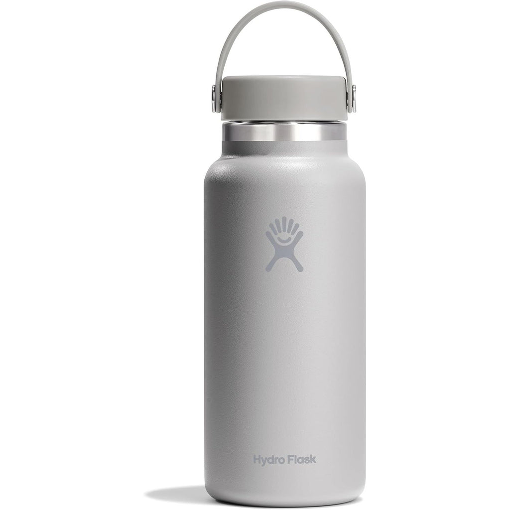 Hydro Flask Wasserflasche – isolierter Edelstahl – Weithals-Flex-Deckel, auslaufsicher, tropffrei und wiederbefüllbar, 590 ml Harbor Blue