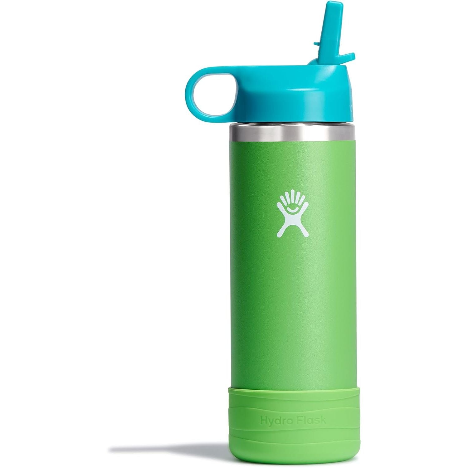 Hydro Flask Kinder-Trinkflasche für die Schule - Edelstahl und isoliert mit Strohhalmverschluss - 355 ml in Seaspray Blue
