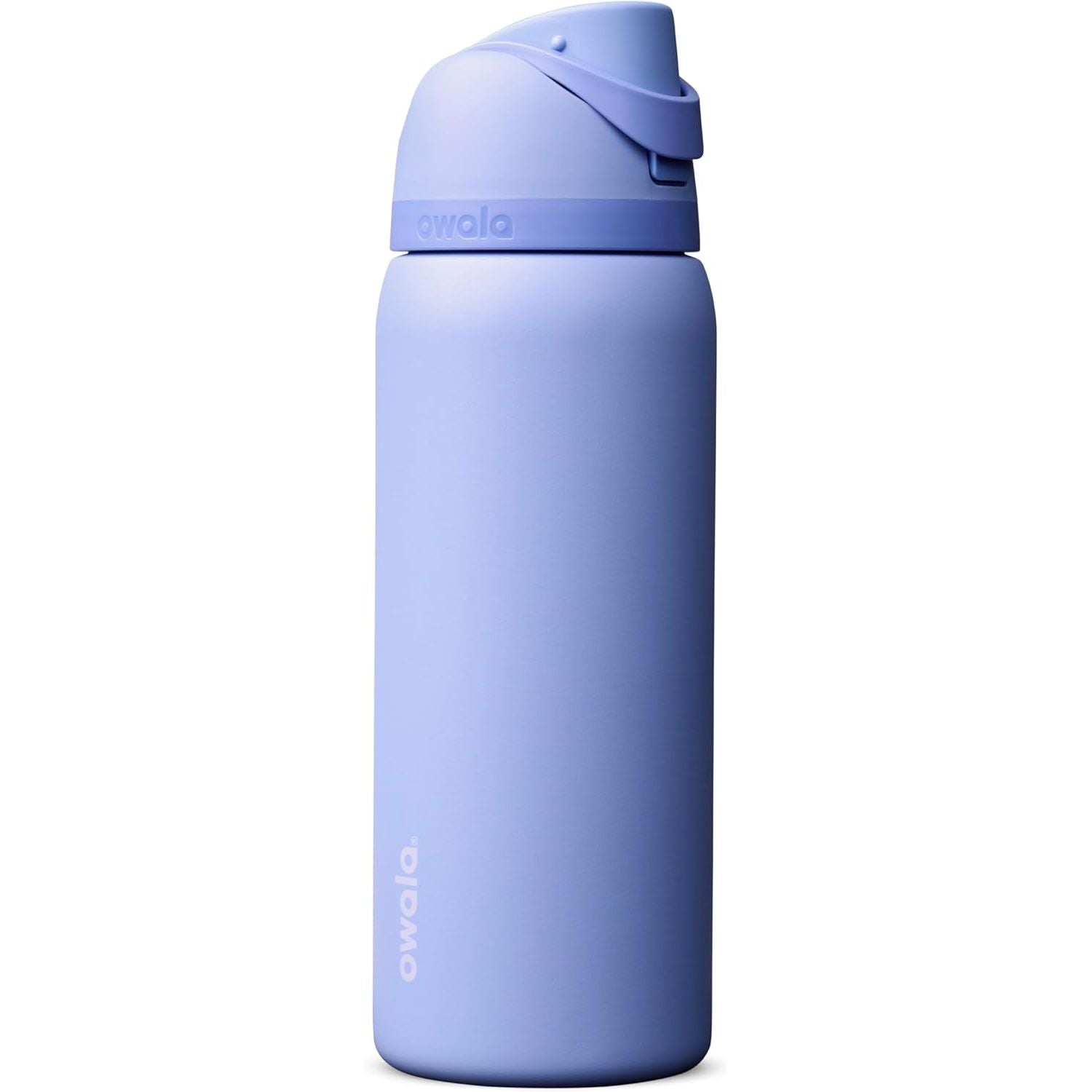 Owala FreeSip Isolierte Edelstahl-Wasserflasche mit Strohhalm für Sport und Reise, BPA-frei, 950 ml, Foggy Tide