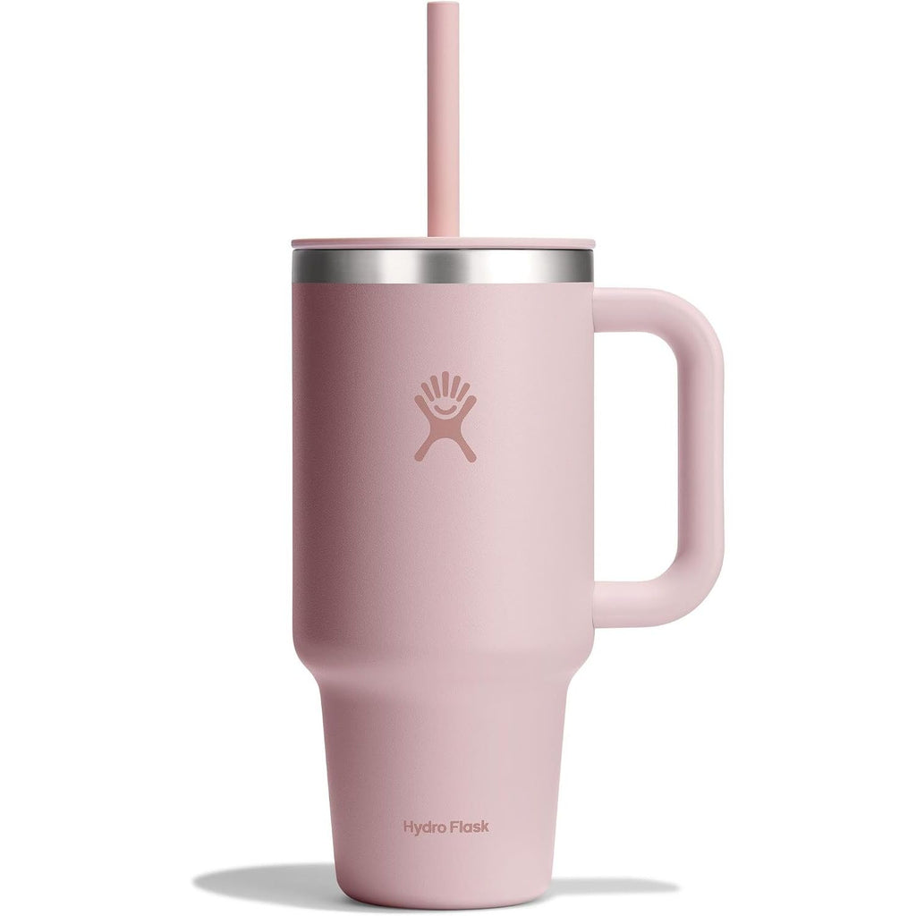 Hydro Flask Travel Tumbler mit Griff, Deckel und Trinkhalm – Isolierter Edelstahl, 40 Oz Trillium