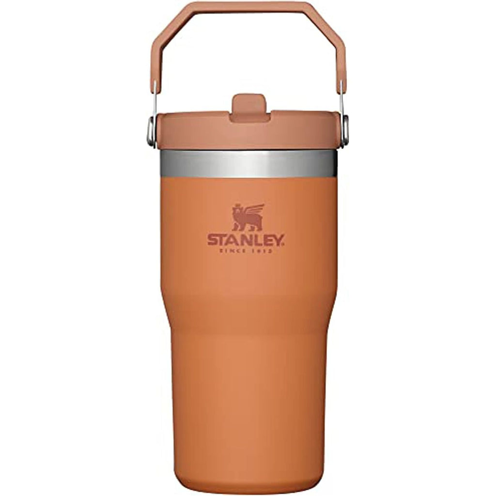 STANLEY IceFlow 2.0 Flip Straw Tumbler mit Griff 887 ml | Drehverschluss und Klappstrohhalm | Auslaufsichere Wasserflasche | Isolierter Edelstahl | BPA-frei | Rose Quarz 2.0