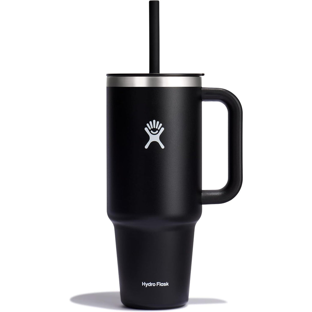 Hydro Flask Travel Tumbler mit Griff, Deckel und Trinkhalm – Isolierter Edelstahl, 40 Oz Trillium