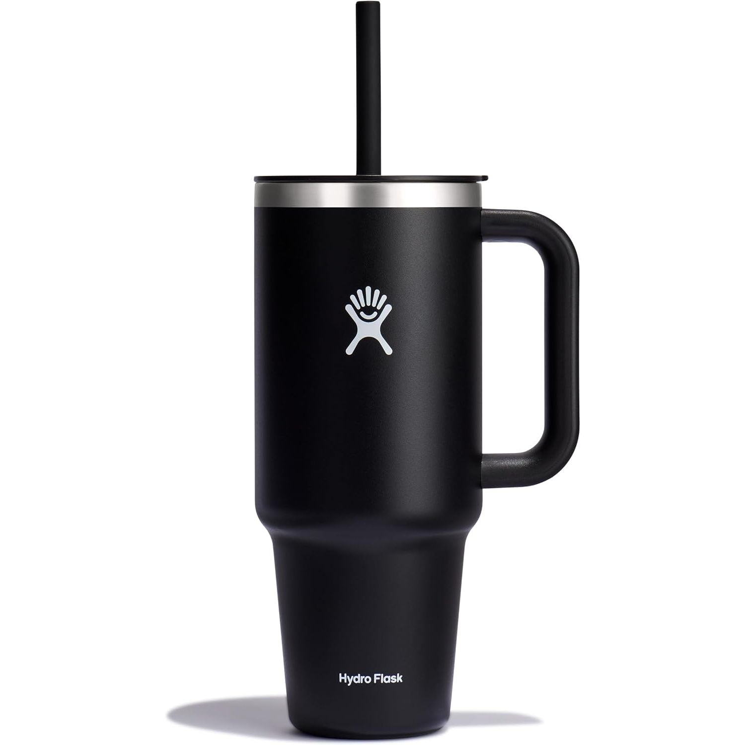 Hydro Flask Travel Tumbler mit Griff, Deckel und Trinkhalm – Isolierter Edelstahl, 40 Oz Trillium
