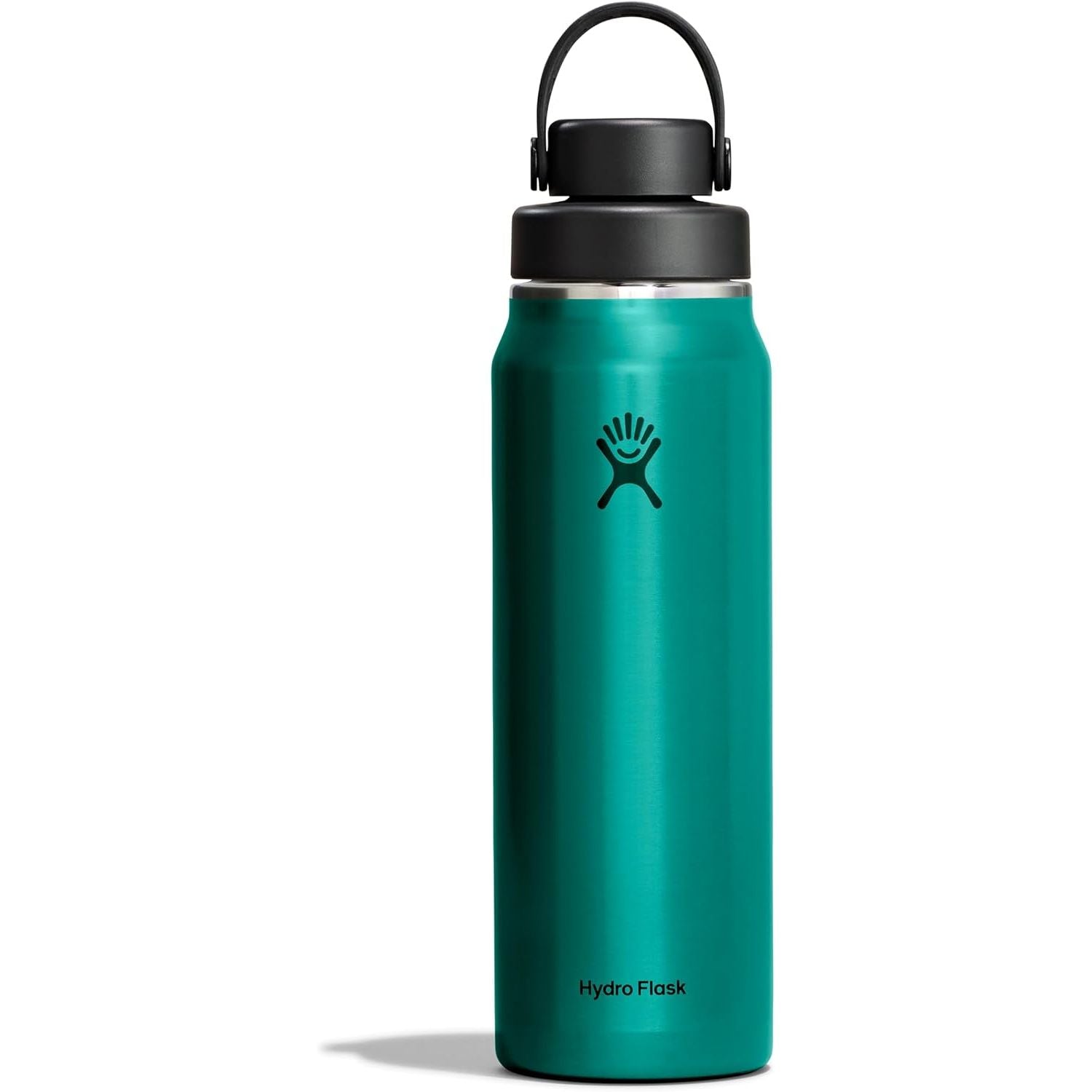 Hydro Flask Lightweight Wide Flex Chug Cap - Isolierte Edelstahl-Wasserflasche 16 Oz Obsidian