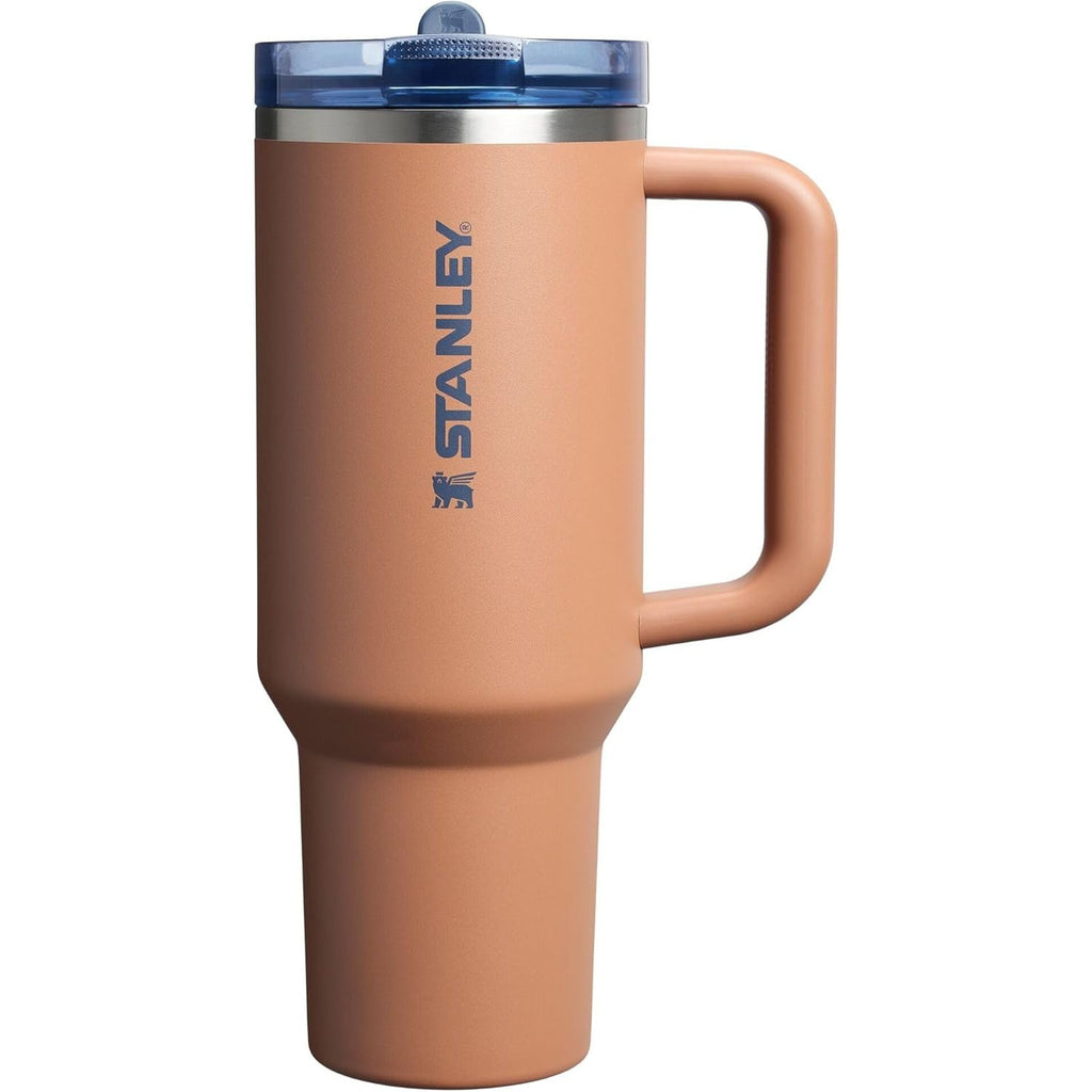STANLEY Quencher ProTour Flip Straw Tumbler mit auslaufsicherem Deckel 1,2 Liter | Integrierter Strohhalm und Griff | Passt in Becherhalter für Reisen | Isolierter Edelstahlbecher | BPA-frei | Rosenquarz