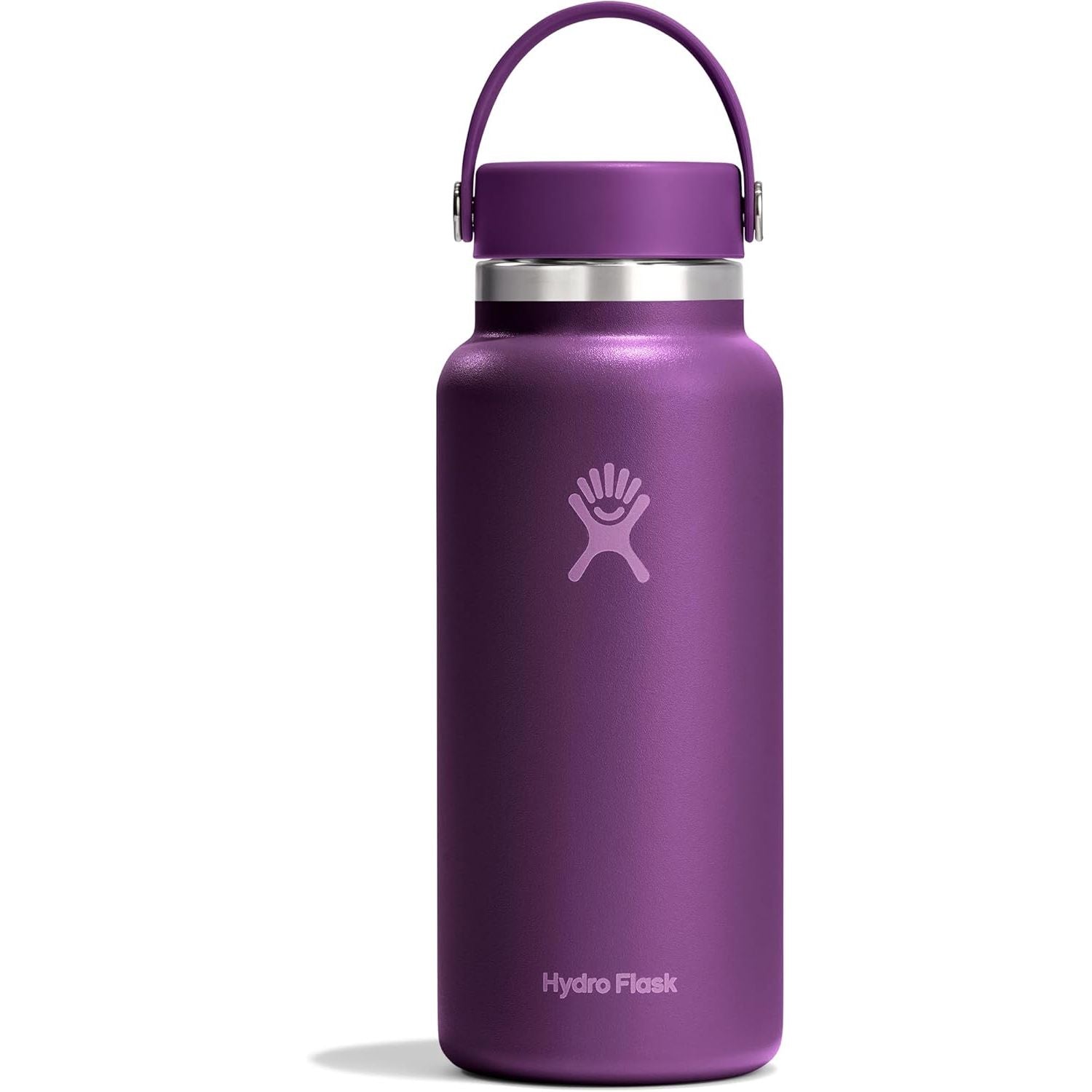 Hydro Flask Wasserflasche – isolierter Edelstahl – Weithals-Flex-Deckel, auslaufsicher, tropffrei und wiederbefüllbar, 590 ml Harbor Blue