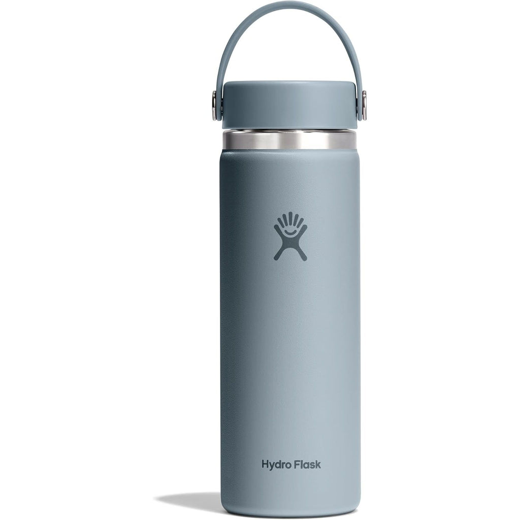 Hydro Flask Wasserflasche – isolierter Edelstahl – Weithals-Flex-Deckel, auslaufsicher, tropffrei und wiederbefüllbar, 590 ml Harbor Blue
