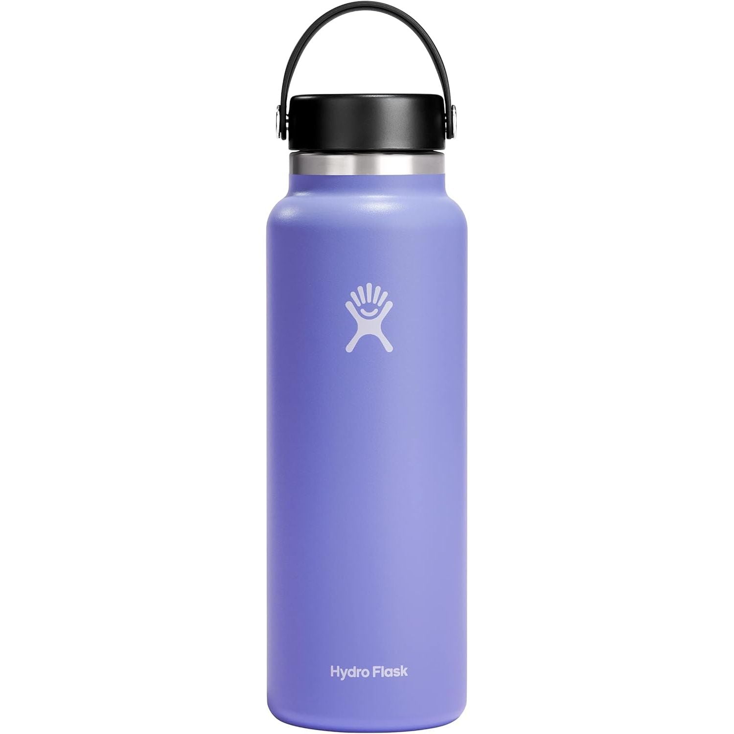 Hydro Flask Wasserflasche – isolierter Edelstahl – Weithals-Flex-Deckel, auslaufsicher, tropffrei und wiederbefüllbar, 590 ml Harbor Blue