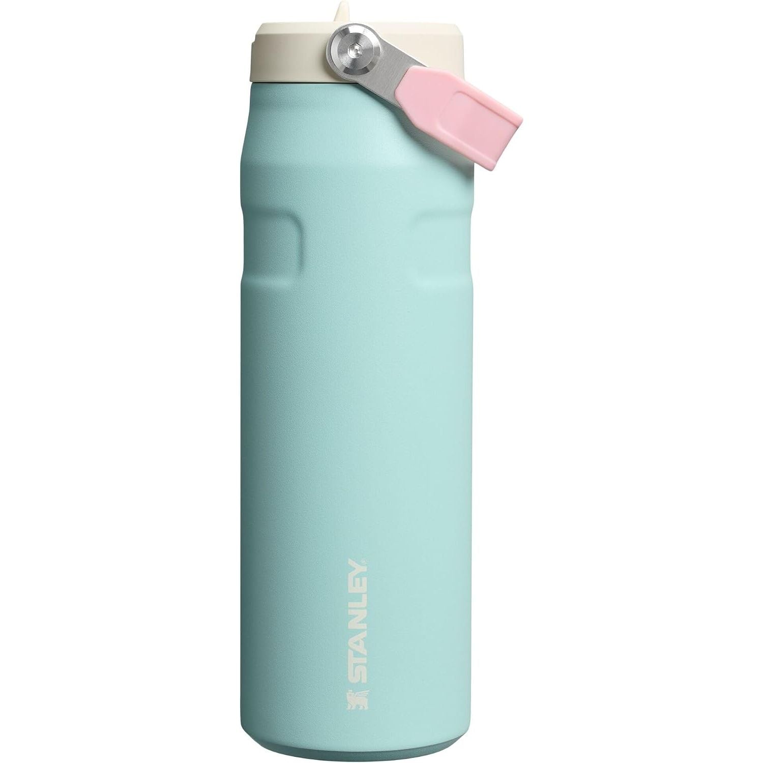 Stanley IceFlow Flip Straw 2.0 Wasserflasche 709 ml | Integrierter Strohhalm mit größerer Öffnung | Leicht und auslaufsicher | Isolierter Edelstahl | BPA-frei | Twilight
