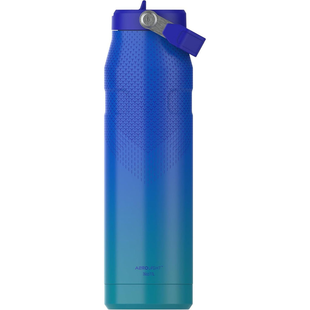 Stanley IceFlow Flip Straw 2.0 Wasserflasche 709 ml | Integrierter Strohhalm mit größerer Öffnung | Leicht und auslaufsicher | Isolierter Edelstahl | BPA-frei | Twilight