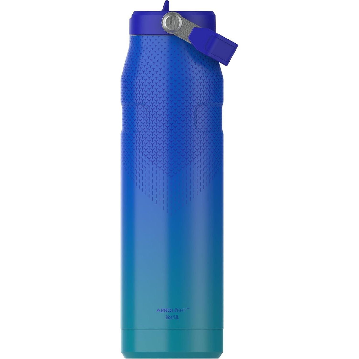 Stanley IceFlow Flip Straw 2.0 Wasserflasche 709 ml | Integrierter Strohhalm mit größerer Öffnung | Leicht und auslaufsicher | Isolierter Edelstahl | BPA-frei | Twilight