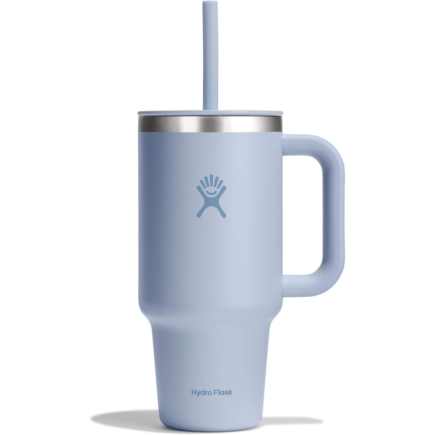 Hydro Flask Travel Tumbler mit Griff, Deckel und Trinkhalm – Isolierter Edelstahl, 40 Oz Trillium
