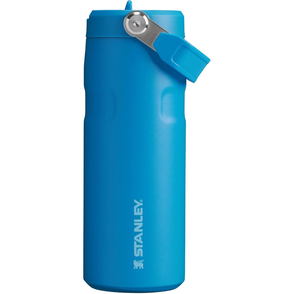 Stanley IceFlow Flip Straw 2.0 Wasserflasche 709 ml | Integrierter Strohhalm mit größerer Öffnung | Leicht und auslaufsicher | Isolierter Edelstahl | BPA-frei | Twilight