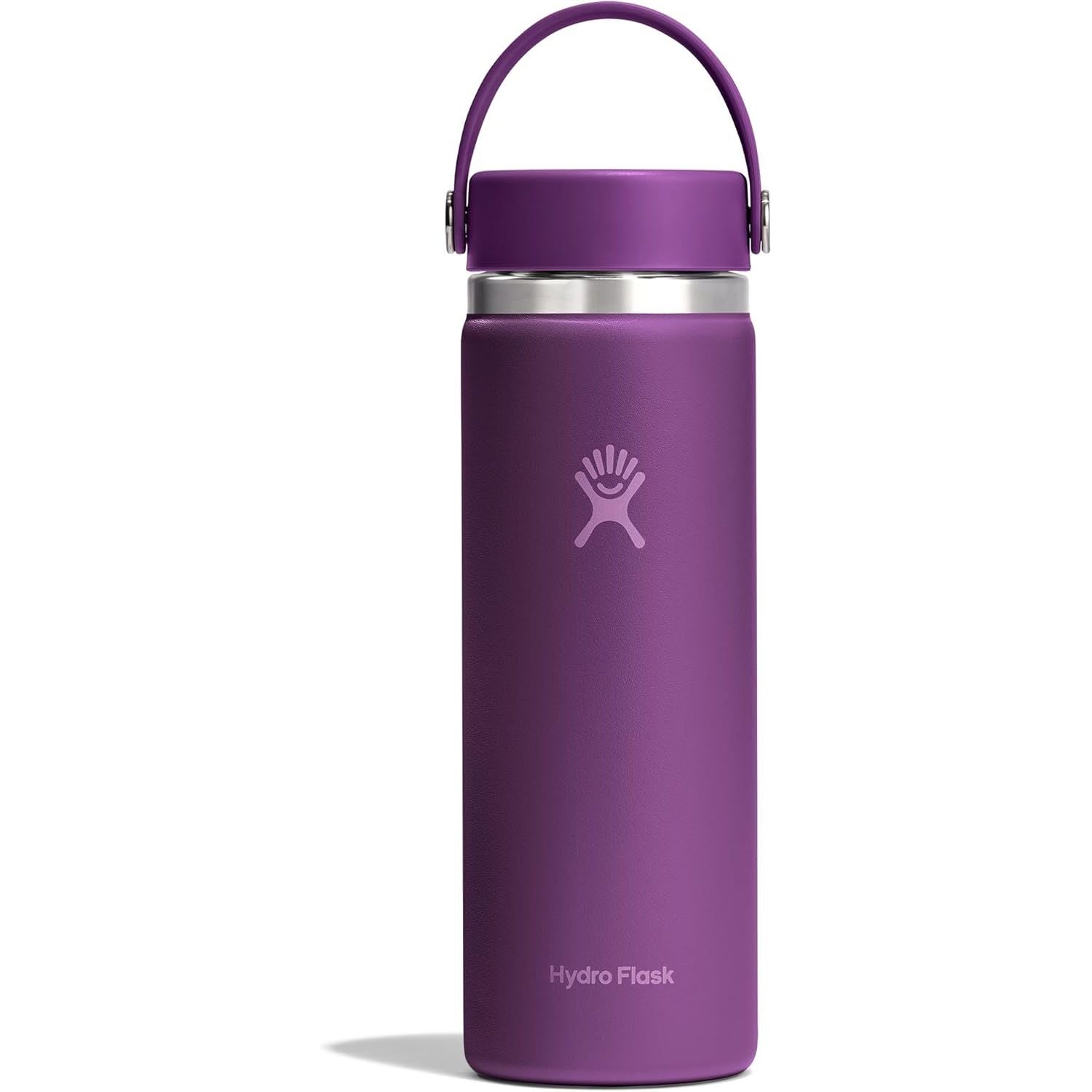 Hydro Flask Wasserflasche – isolierter Edelstahl – Weithals-Flex-Deckel, auslaufsicher, tropffrei und wiederbefüllbar, 590 ml Harbor Blue