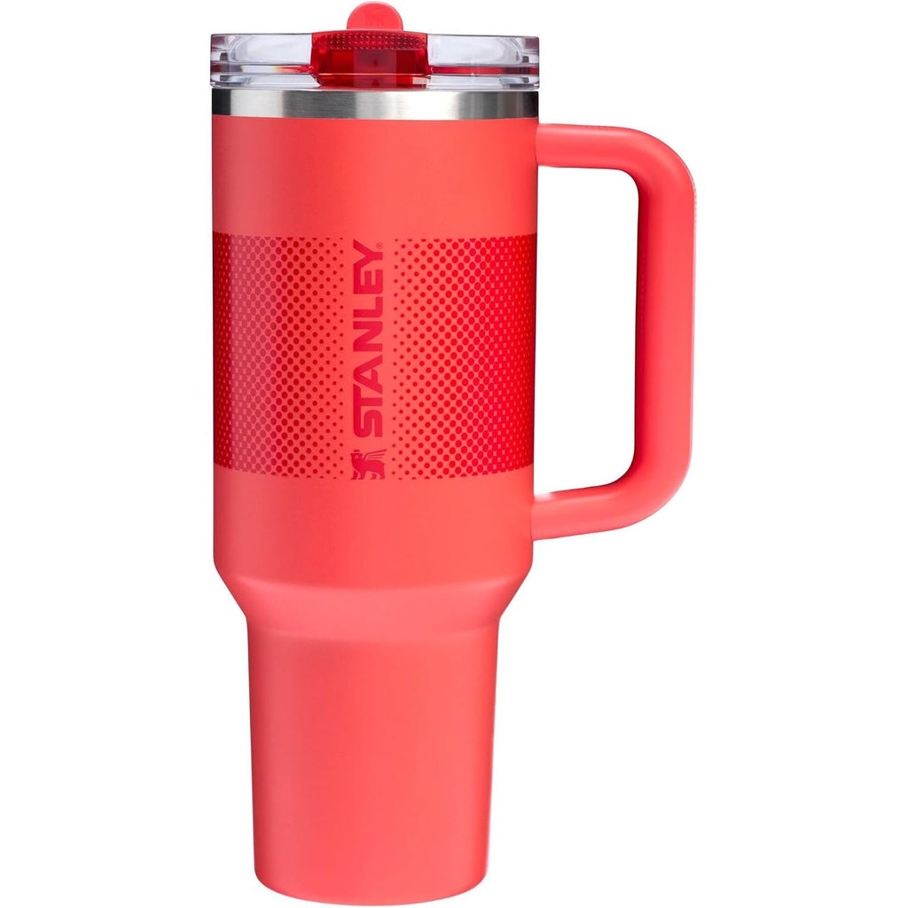STANLEY Quencher ProTour Flip Straw Tumbler mit auslaufsicherem Deckel 1,2 Liter | Integrierter Strohhalm und Griff | Passt in Becherhalter für Reisen | Isolierter Edelstahlbecher | BPA-frei | Rosenquarz