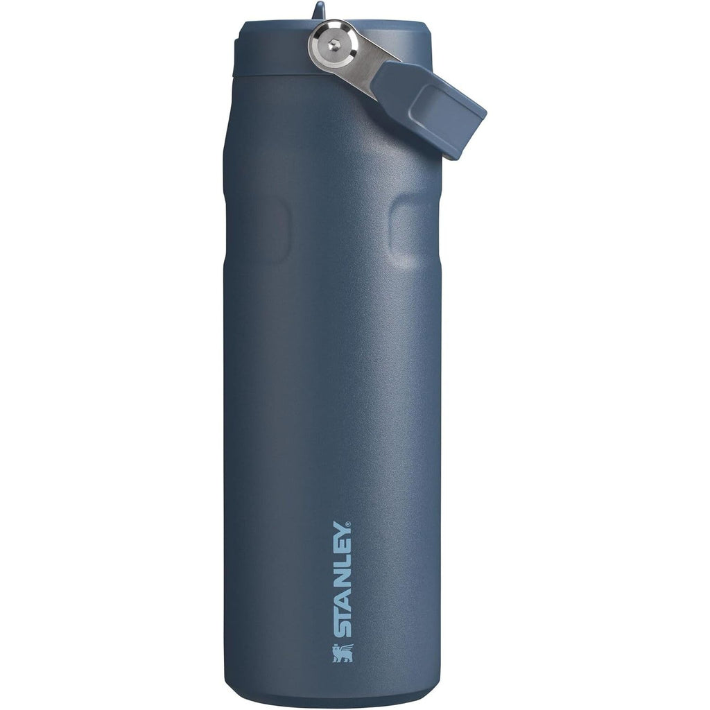 Stanley IceFlow Flip Straw 2.0 Wasserflasche 709 ml | Integrierter Strohhalm mit größerer Öffnung | Leicht und auslaufsicher | Isolierter Edelstahl | BPA-frei | Twilight