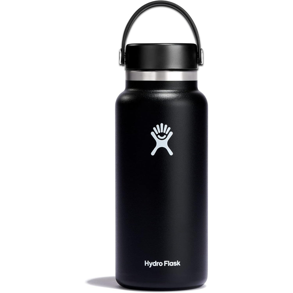 Hydro Flask Wasserflasche – isolierter Edelstahl – Weithals-Flex-Deckel, auslaufsicher, tropffrei und wiederbefüllbar, 590 ml Harbor Blue