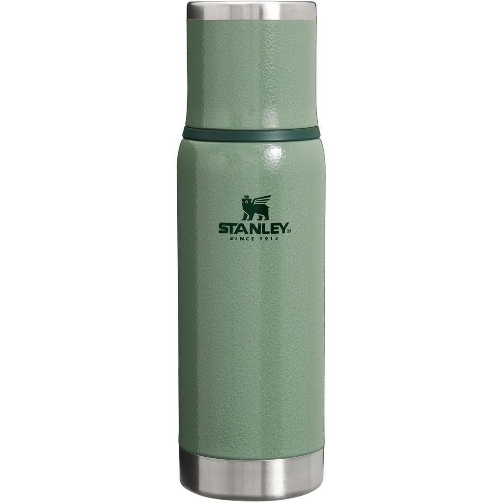 Stanley Adventure-To-Go Vakuumflasche 1,1 l | Weithals mit auslaufsicherem Tassendeckel | Hält Getränke heiß oder kalt | Kompakt für Reisen | Isolierte Edelstahl-Thermflasche | BPA-frei | Spring Green