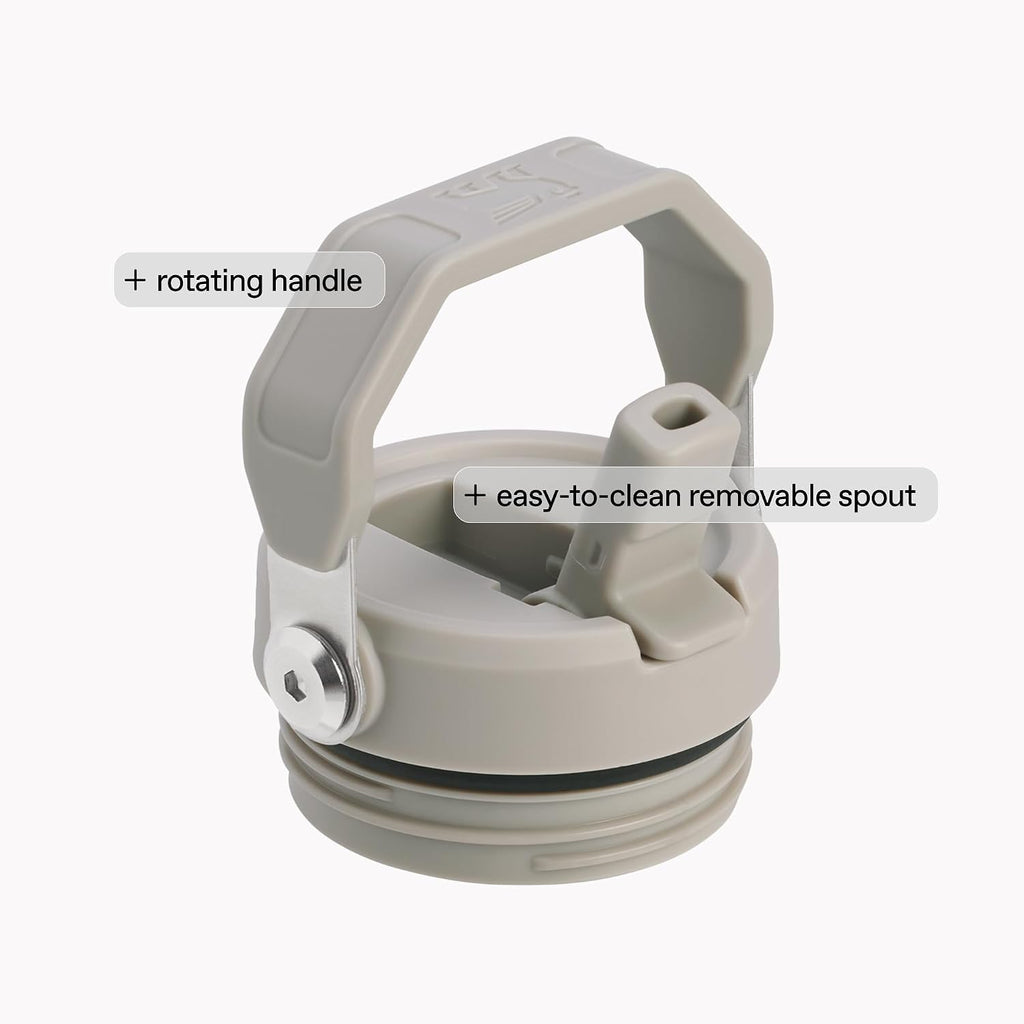 Stanley IceFlow Flip Straw 2.0 Wasserflasche 709 ml | Integrierter Strohhalm mit größerer Öffnung | Leicht und auslaufsicher | Isolierter Edelstahl | BPA-frei | Twilight
