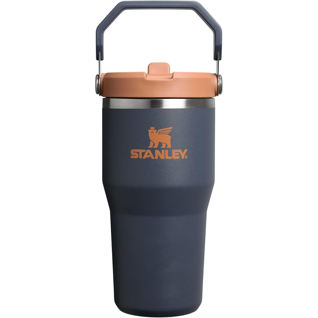 STANLEY IceFlow 2.0 Flip Straw Tumbler mit Griff 887 ml | Drehverschluss und Klappstrohhalm | Auslaufsichere Wasserflasche | Isolierter Edelstahl | BPA-frei | Rose Quarz 2.0