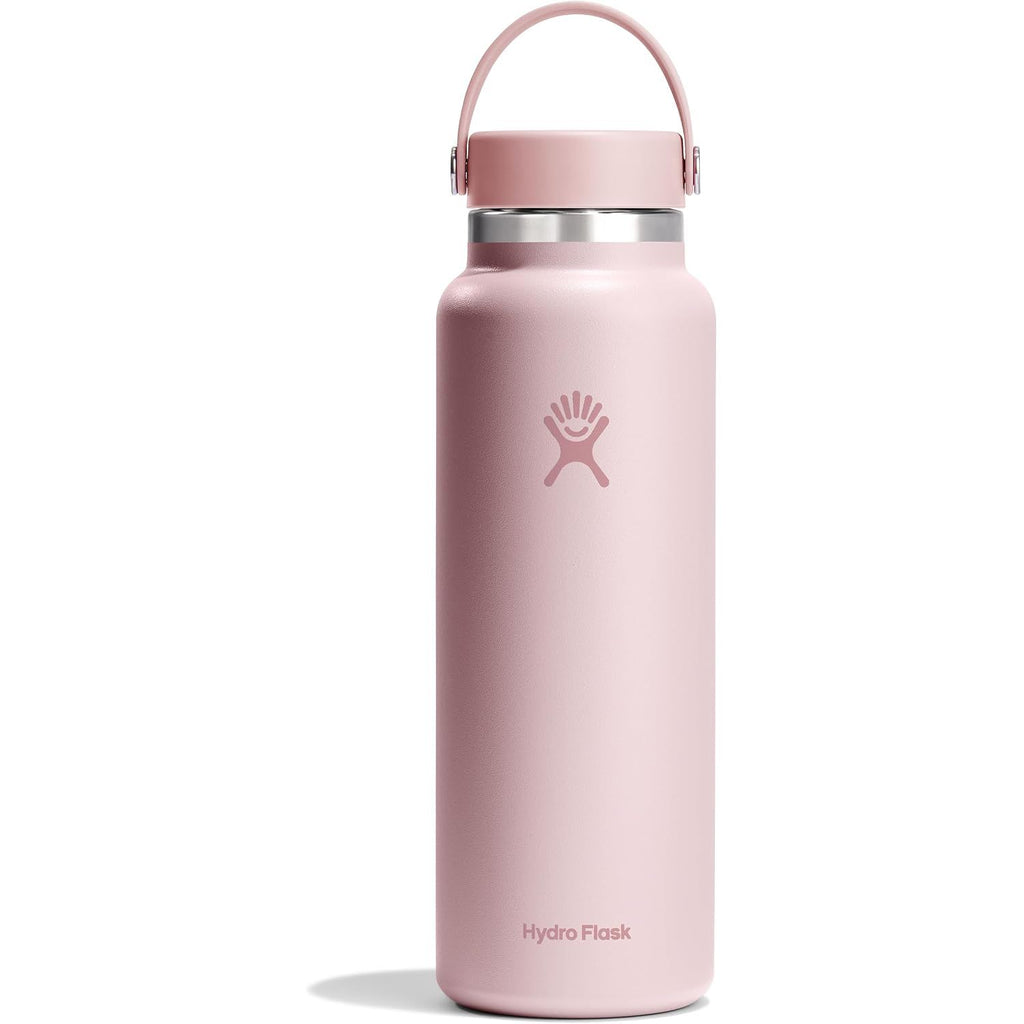 Hydro Flask Wasserflasche – isolierter Edelstahl – Weithals-Flex-Deckel, auslaufsicher, tropffrei und wiederbefüllbar, 590 ml Harbor Blue