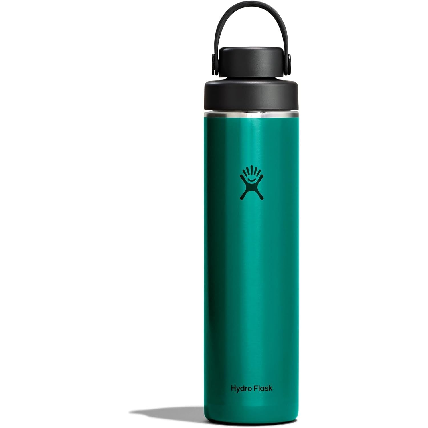 Hydro Flask Lightweight Wide Flex Chug Cap - Isolierte Edelstahl-Wasserflasche 16 Oz Obsidian