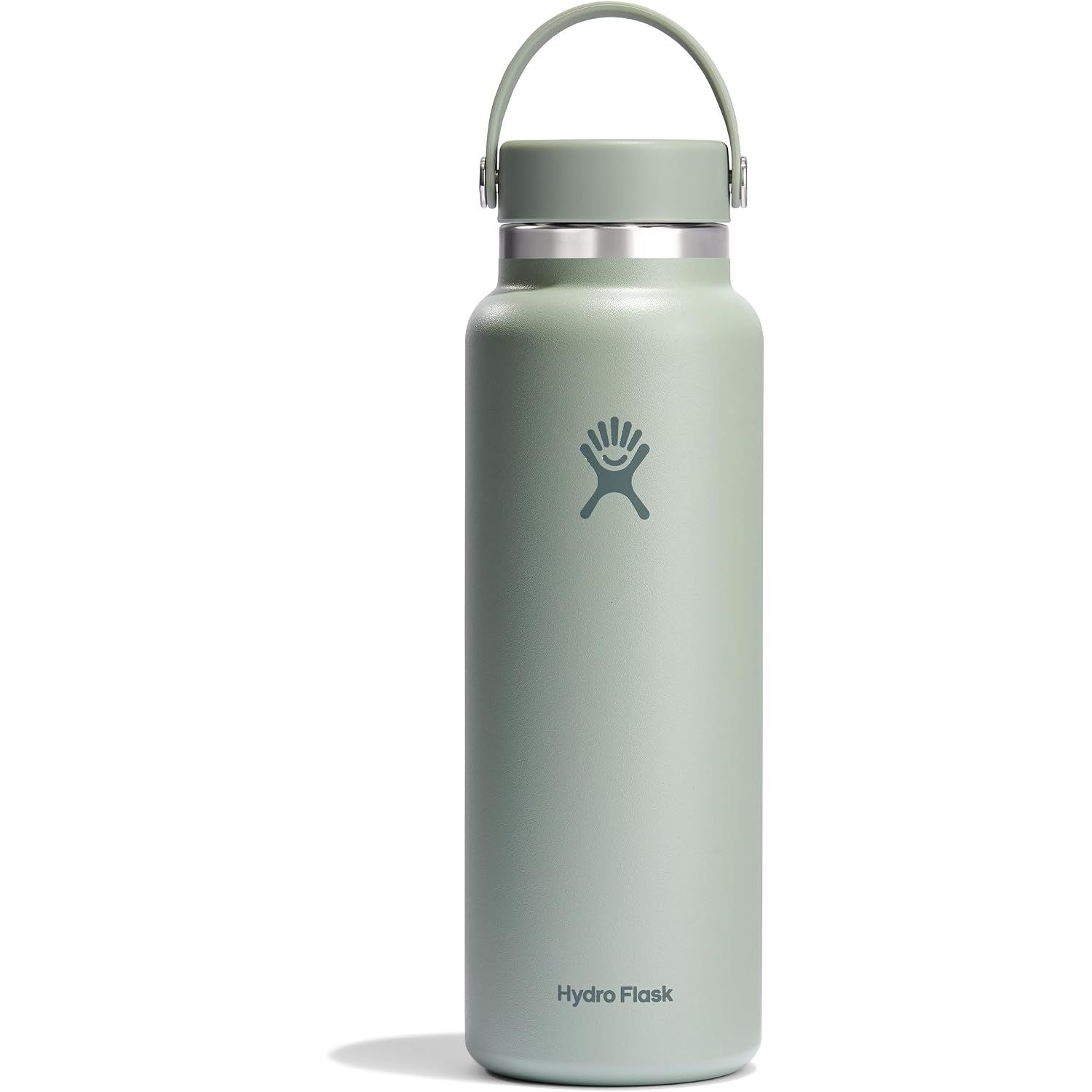 Hydro Flask Wasserflasche – isolierter Edelstahl – Weithals-Flex-Deckel, auslaufsicher, tropffrei und wiederbefüllbar, 590 ml Harbor Blue