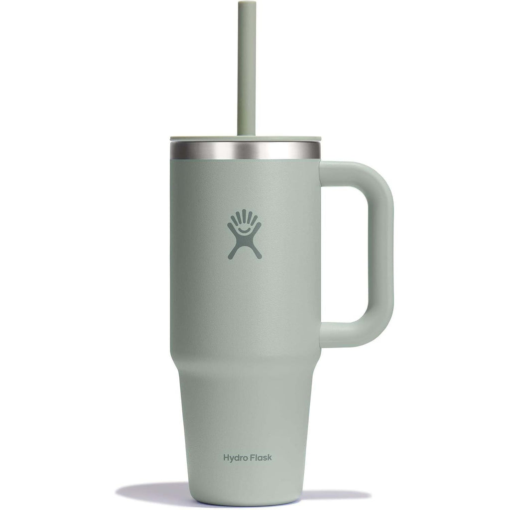 Hydro Flask Travel Tumbler mit Griff, Deckel und Trinkhalm – Isolierter Edelstahl, 40 Oz Trillium